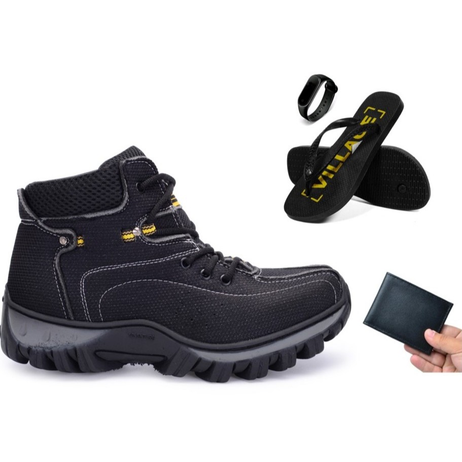 Bota Coturno Trilha Coturno Village Palmilha Gel+K