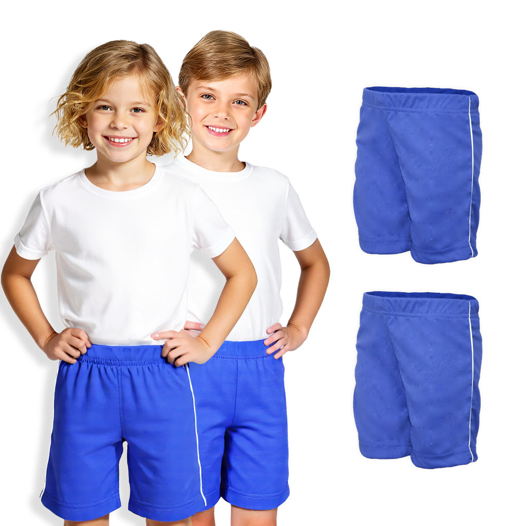 Kit 2 Bermuda Helanca Infantil