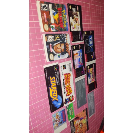 4 label para snes mega drive n64 Nintendo 64 game 