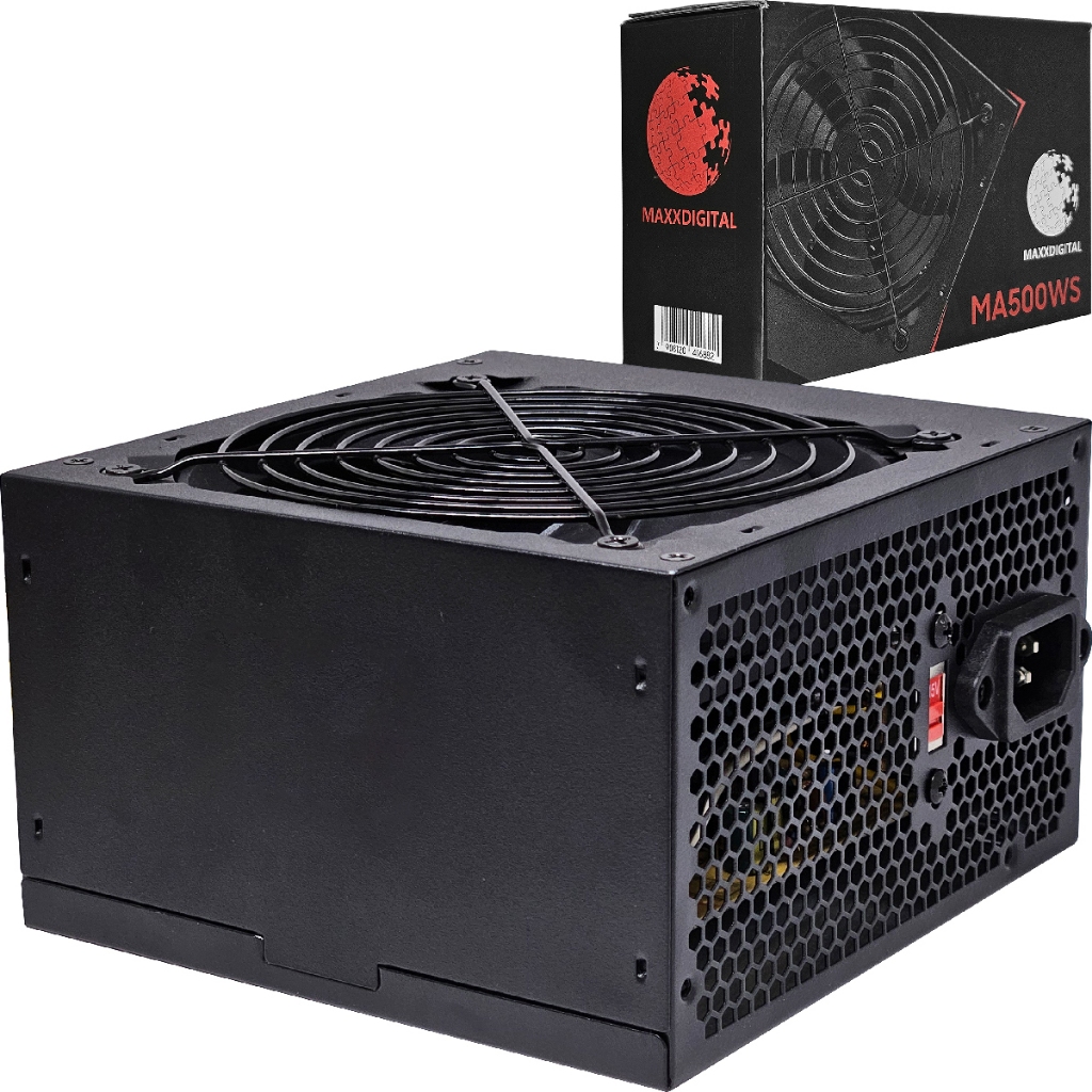 Fonte De Alimentação 500W PC Gamer Bivolt Maxxdi