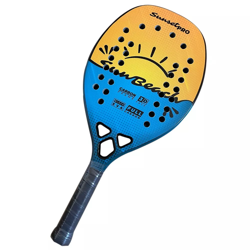Raquete De Beach Tennis Sunbeach 100% Carbono 3K B