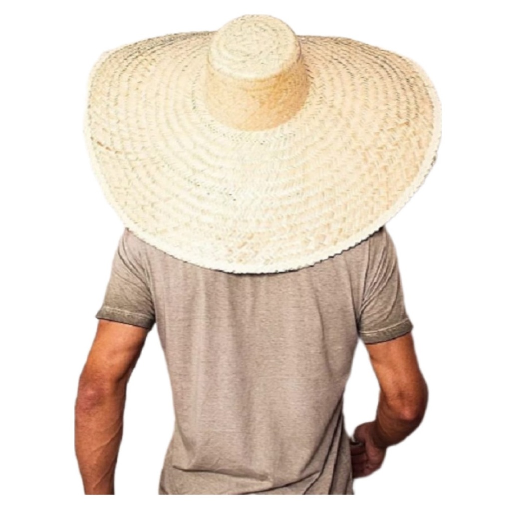 Chapéu Mexicano Sombreiro de Palha com 60 cm para