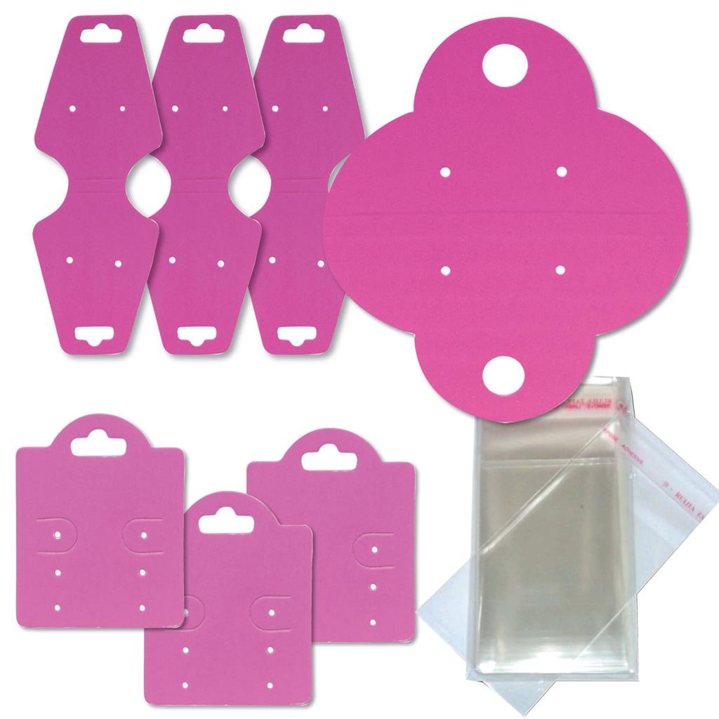 Tag Cartela para Biju 3 Modelos Diferentes com Saq