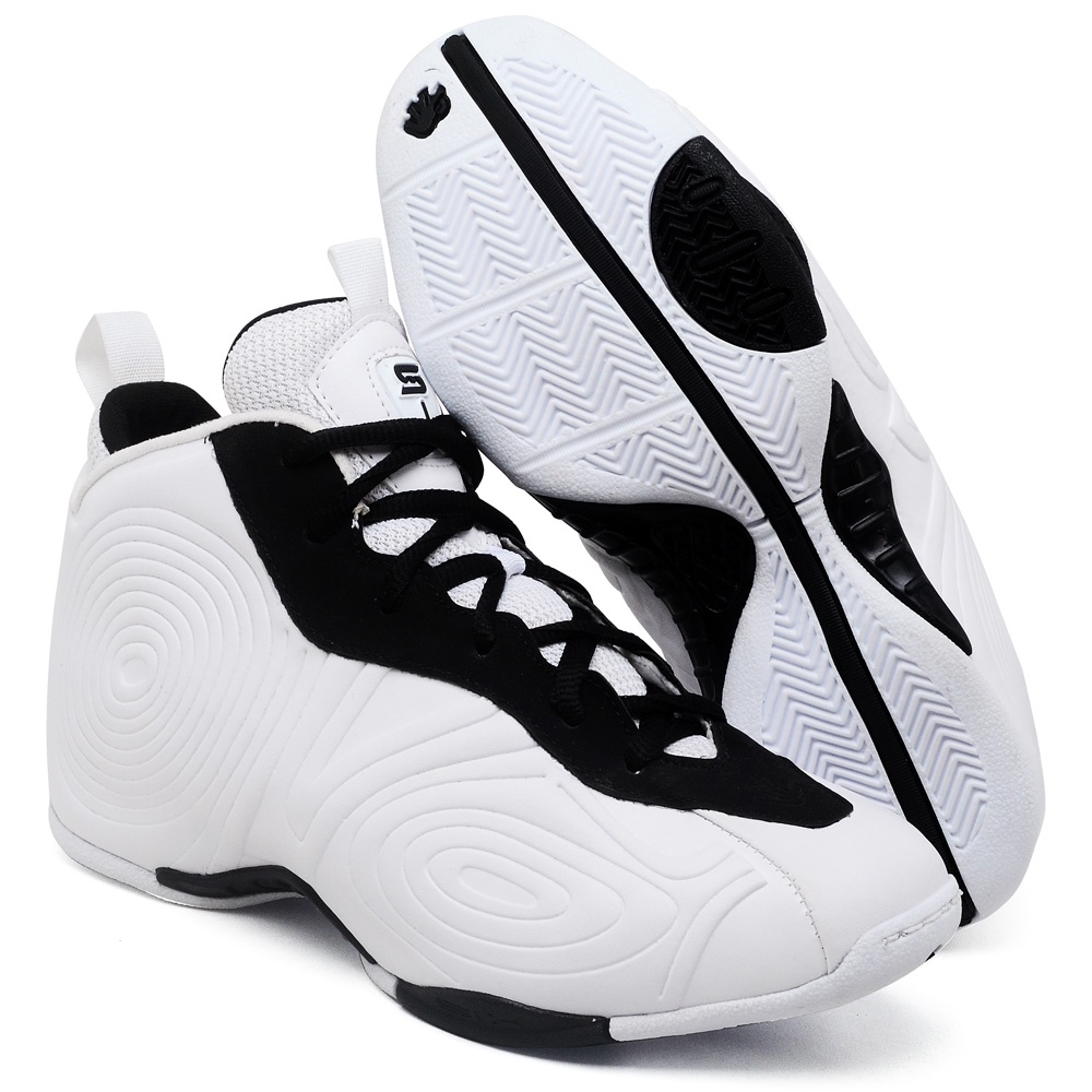 Tenis basquete SIX STREET Vision Branco Preto R
