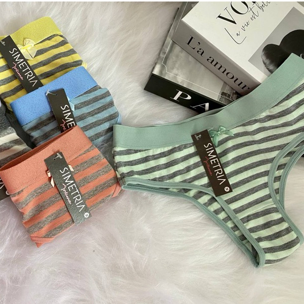 Kit 5 – Tanga Conforto Algodão Cotton Listr