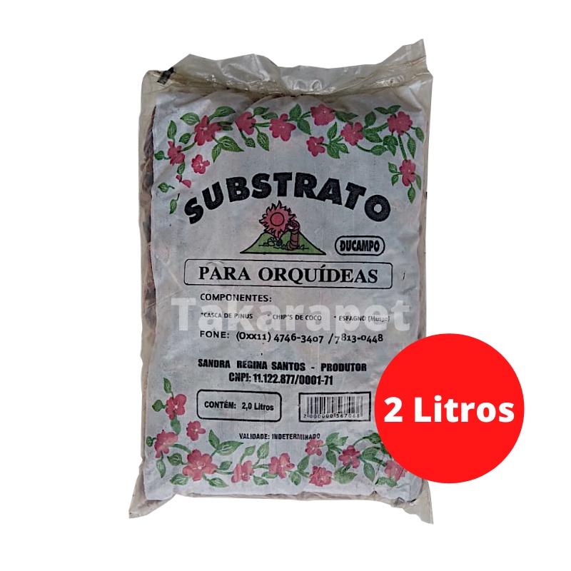 Substrato para Orquídeas 2 Litros Ducampo