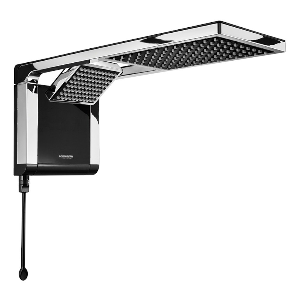 Chuveiro eletrônico 7800 watts preto cromado R