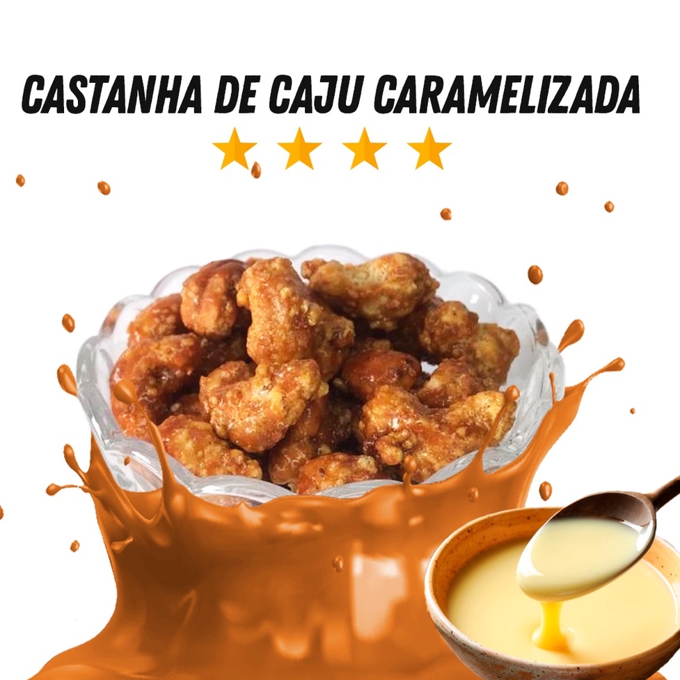 Castanha de Caju Caramelizada PEP – Vários 