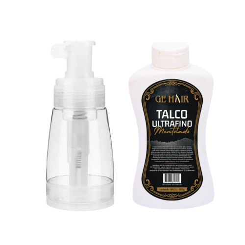 Talqueiro Pulverizador Barbeiro Profissional + Tal