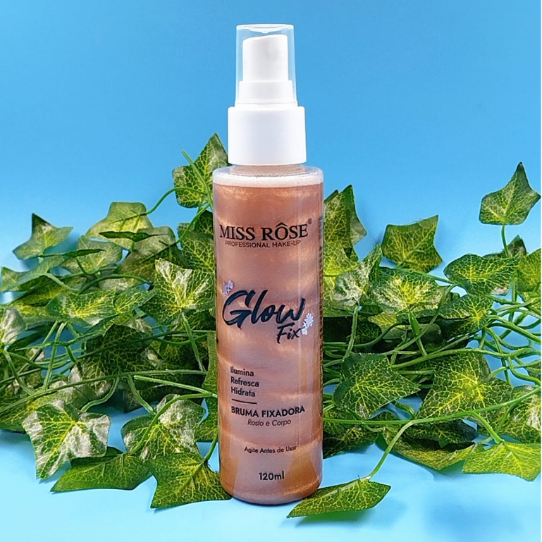 Bruma Fixadora Iluminadora Glow Fix Miss Rôse 800