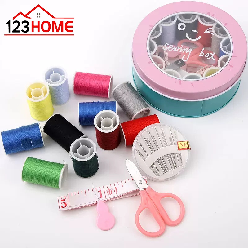 KIT Costura Completo Maletinha c/ Linha, Agulha, F