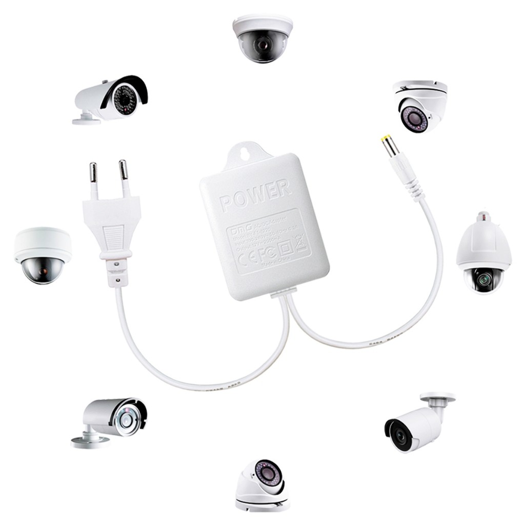 Fonte de Energia Bivolt 12V 0.3A Para Câmera de S