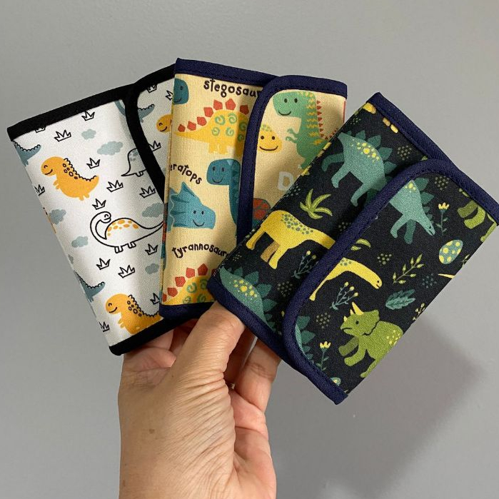 Carteira Infantil com Velcro, Espaço para Dinheir