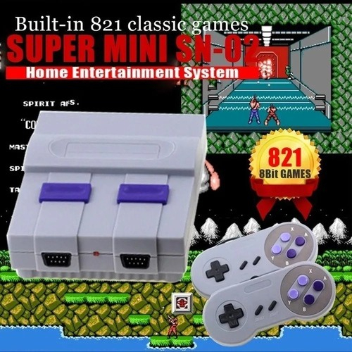 Video Game Super Nintendo Console Retro Anos 80 E 