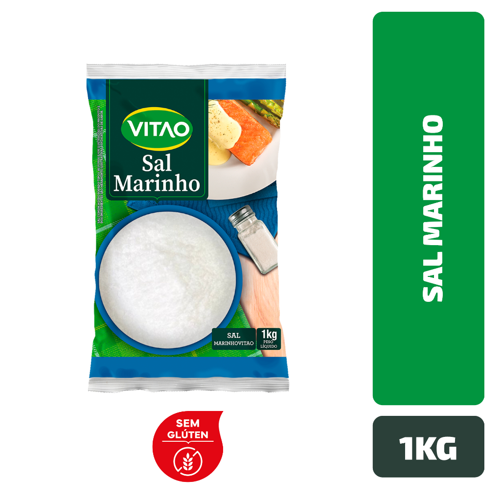 Sal Marinho Vitao Alimentos 1Kg