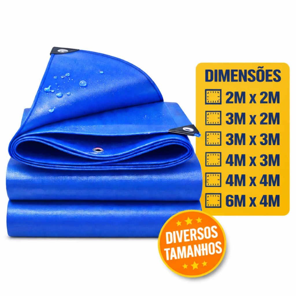Lona Polietileno Reforçada Multiuso Cobertura Pl�