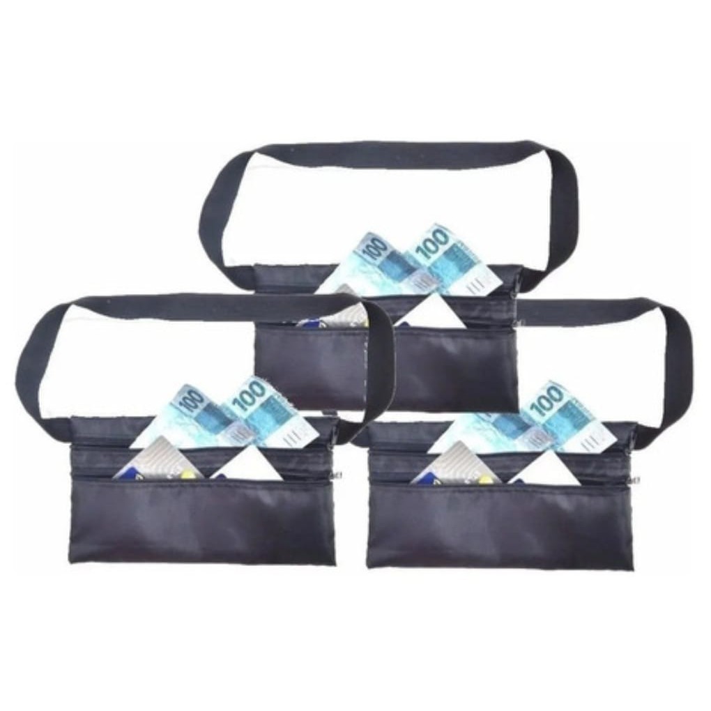 Doleira Kit Pochete Porta Dolar Escondido Celular 