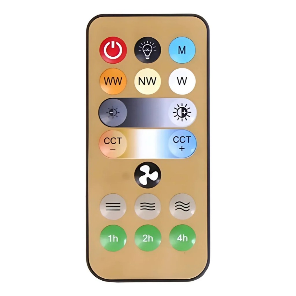 Controle Remoto I.r. Ventilador Lâmpada Led Teto 