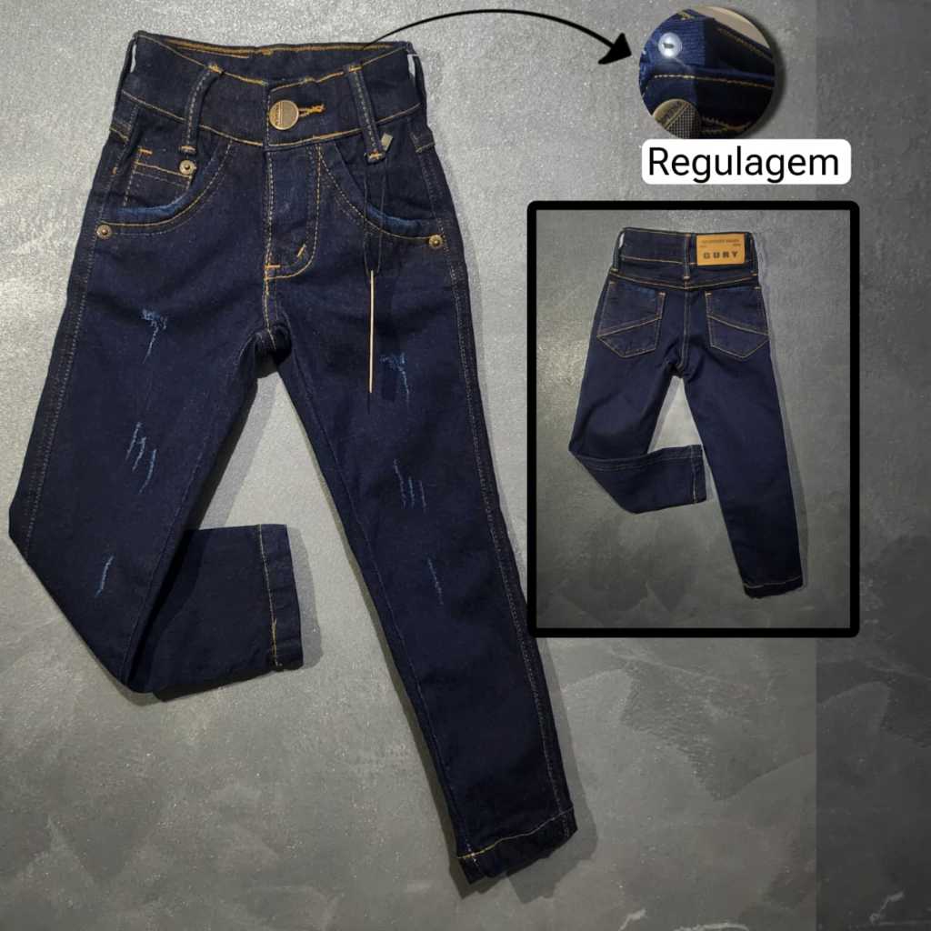 calça jeans infantil menino , premium 01 ao 16 an