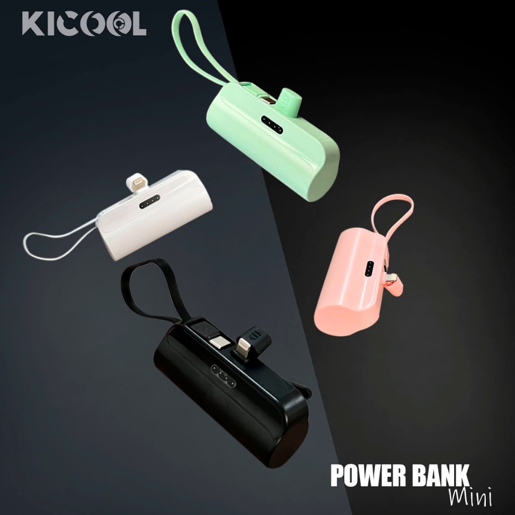 Carregador Mini Power Bank 5000mAh Bateria Auxilia