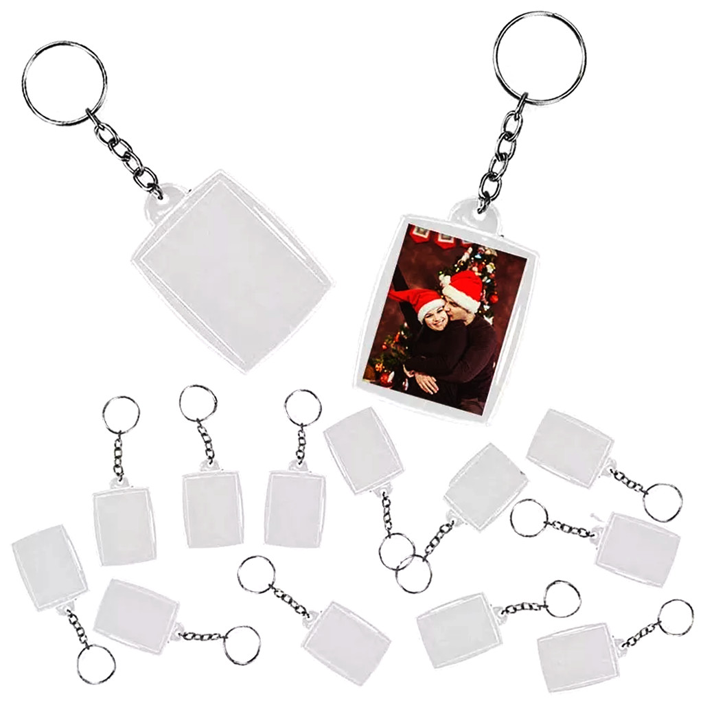 Chaveiro Para Foto 3×4 Acrílico Retangular 5