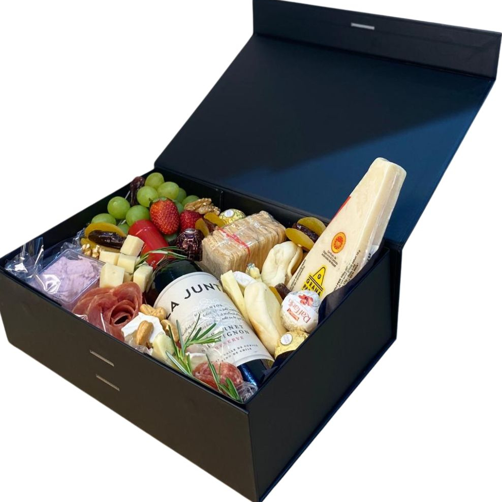 Caixa rígida / cartonada dobrável com  fecho mag