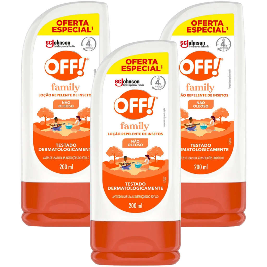 Repelente Off Family 200ml Loção