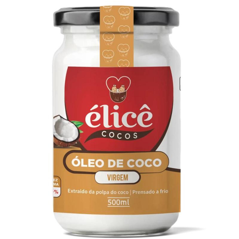 Óleo de Coco 500ml Virgem – Élicê Coco