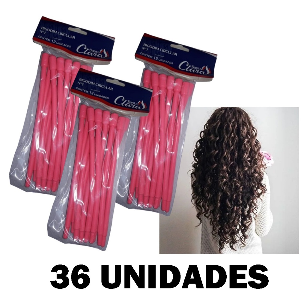 Bigundim Bigodinho Circular N° 1 Kit 36 Unidades 