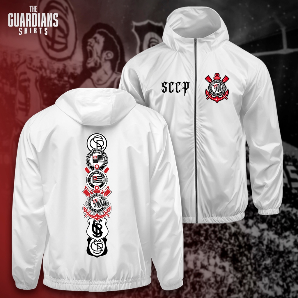 Corta Vento Emblemas históricos SCCP Timão Corin