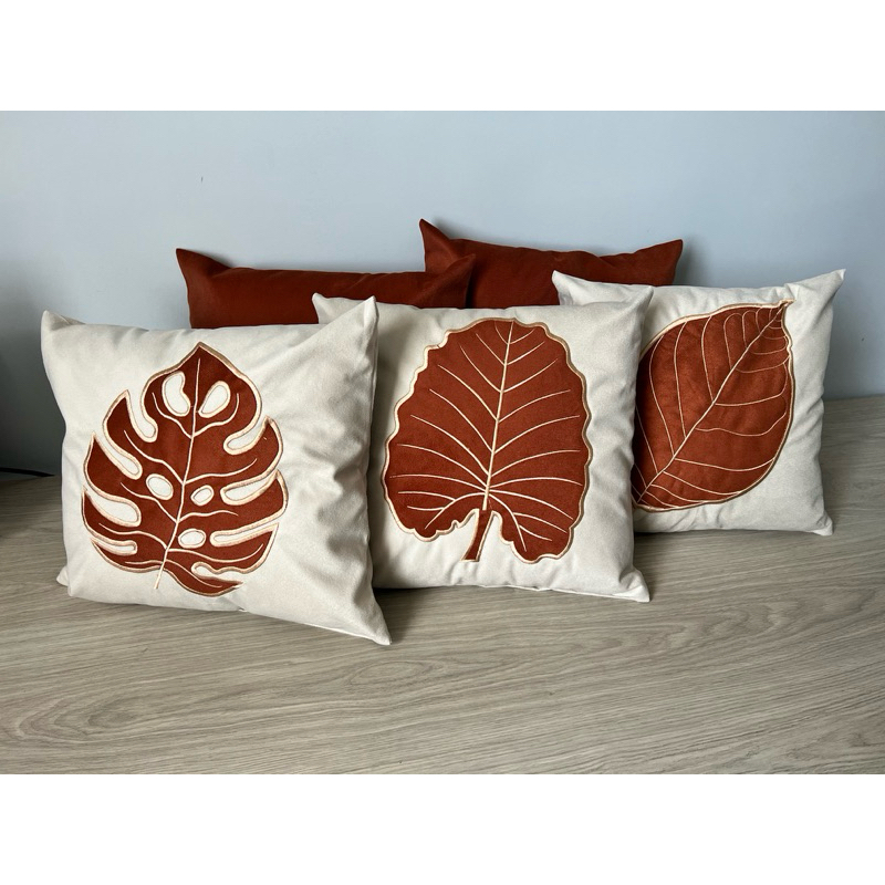 KIT 5 CAPA DE ALMOFADA TECIDO SUEDE BORDADA ALTA Q