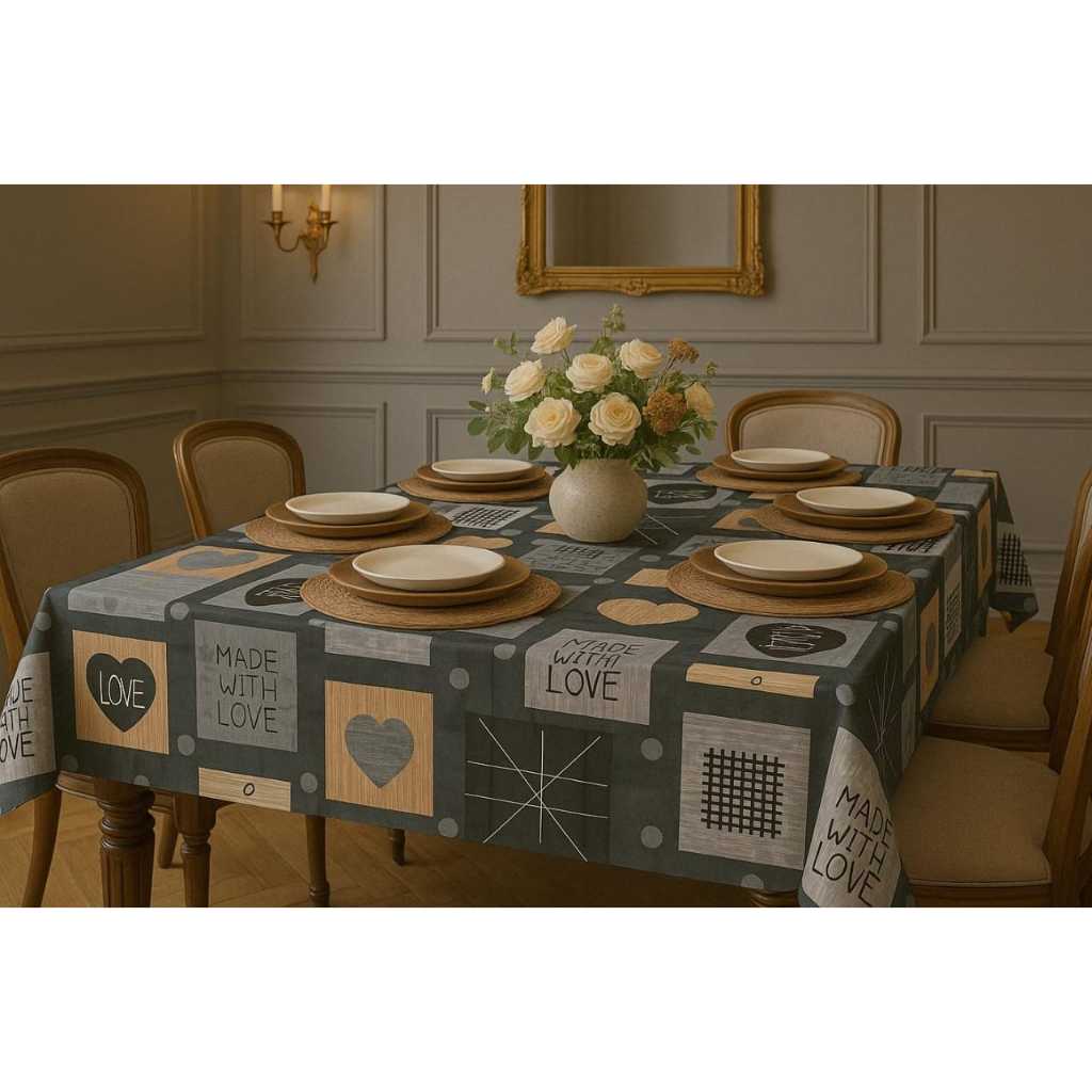 Toalha de Mesa Plástica Térmica Impermeavel de F