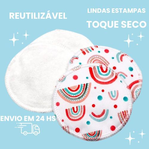 Absorvente para Seios – Reutilizável –