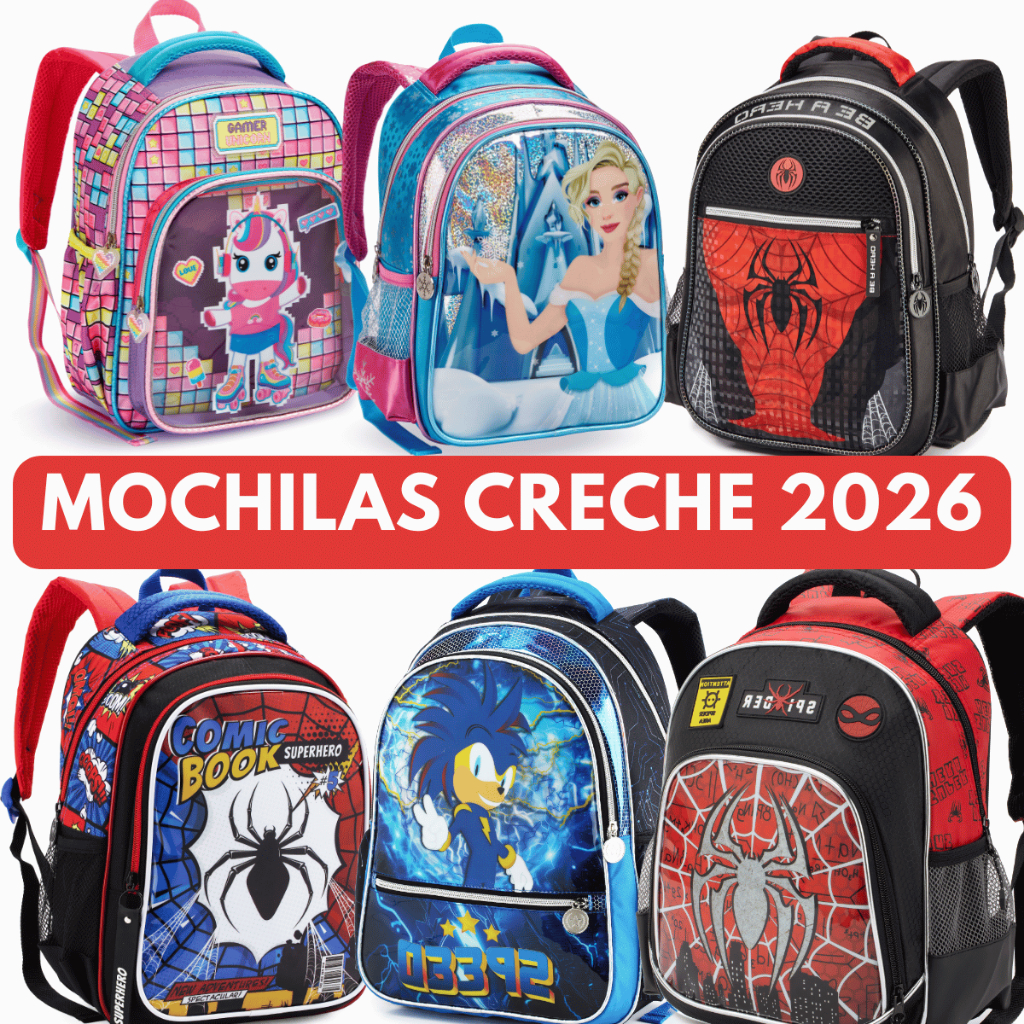 Mochila Escolar Infantil Pequena Creche Passeio Me