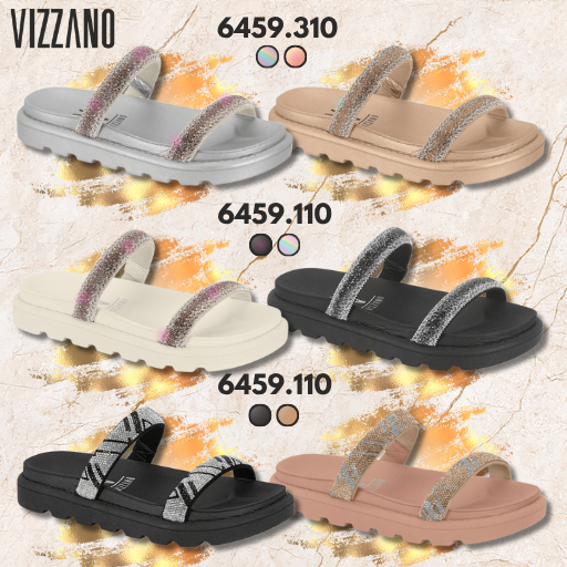 Sandália Feminino Papete Birken Vizzano Elegante 