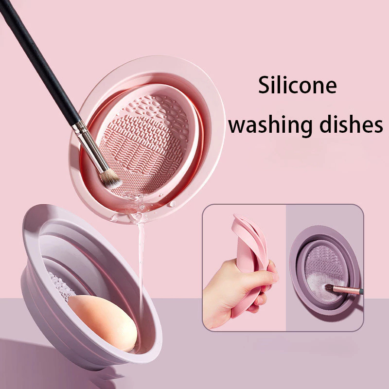 Tigela Dobrável de Silicone Para Limpeza Eficient