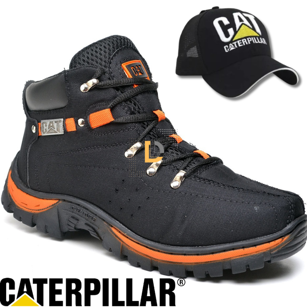 Botina Bota Masculino  Coturno Adventure + Boné