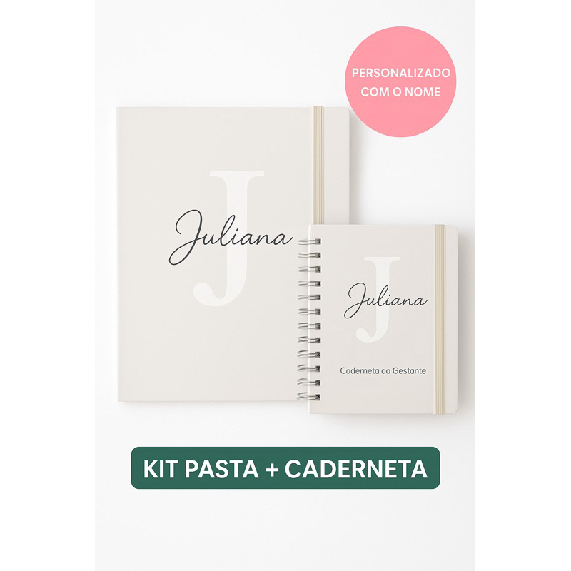 Kit Gestante Personalizado  Pasta Porta Documentos