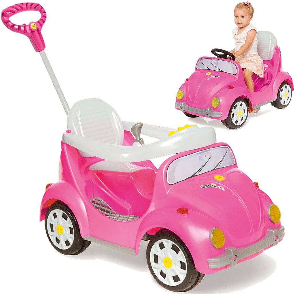 Carrinho de Passeio e Pedal para Bebe Calesita Fou