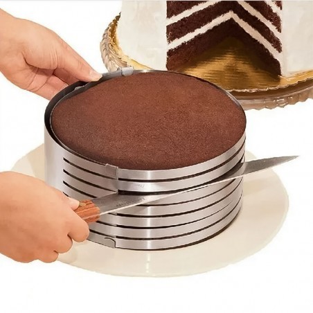 Molde De Bolo Em Camada 16cm Até 20cm Em Inox