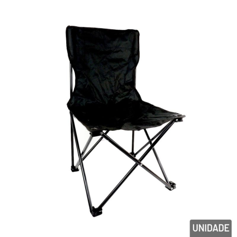 Cadeira Dobrável camping passeio pesca praia com