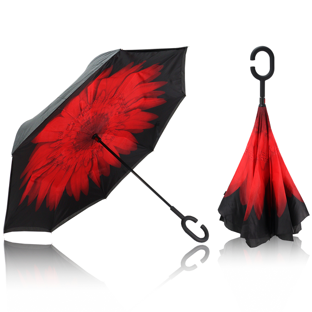 Guarda Chuva Invertido Reforçado Tecido Duplo Gua