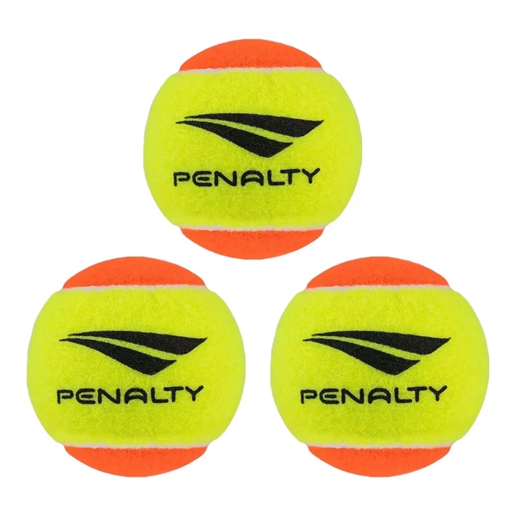 KIT 3 Bolas Beach Tennis Bolinha Tênis Praia PENA