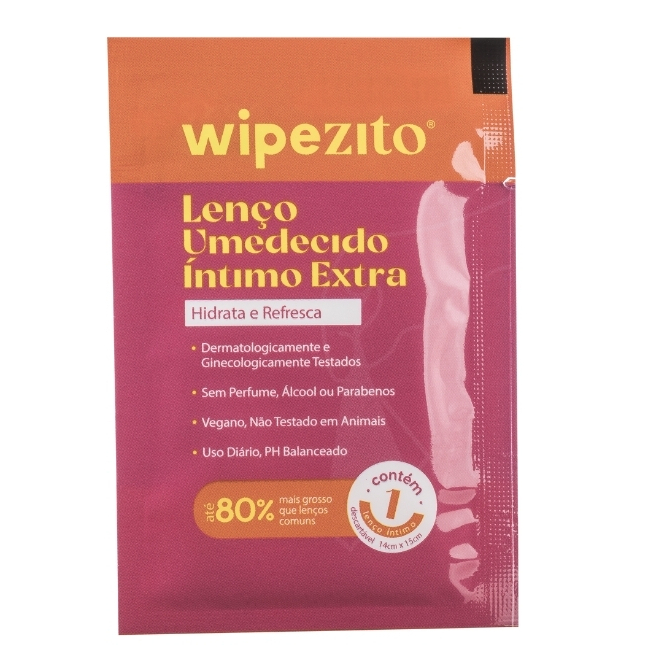 Wipezito – Lenço Umedecido Íntimo Extra (1