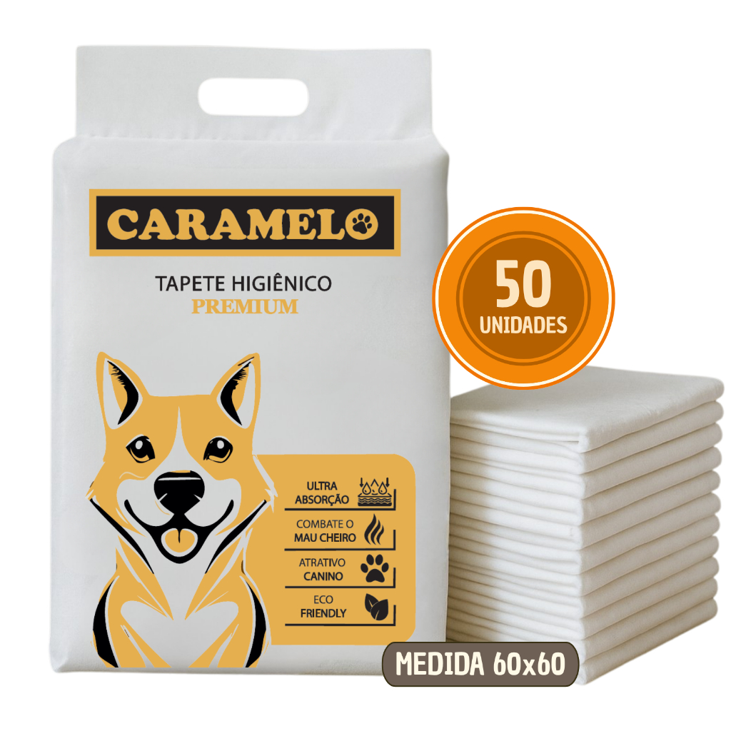 Tapete Higiênico Premium Cães 80×60 ou 60&#