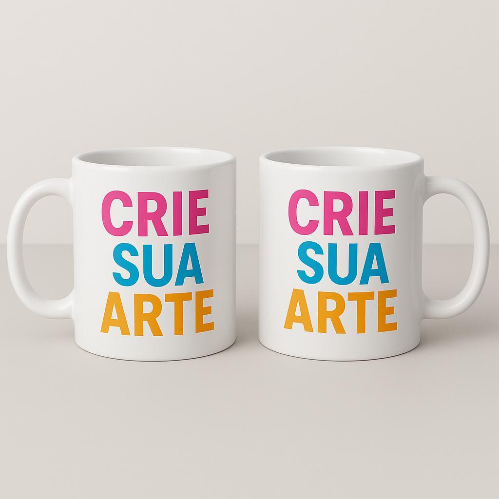 caneca com sua foto frase desenho personagem favor