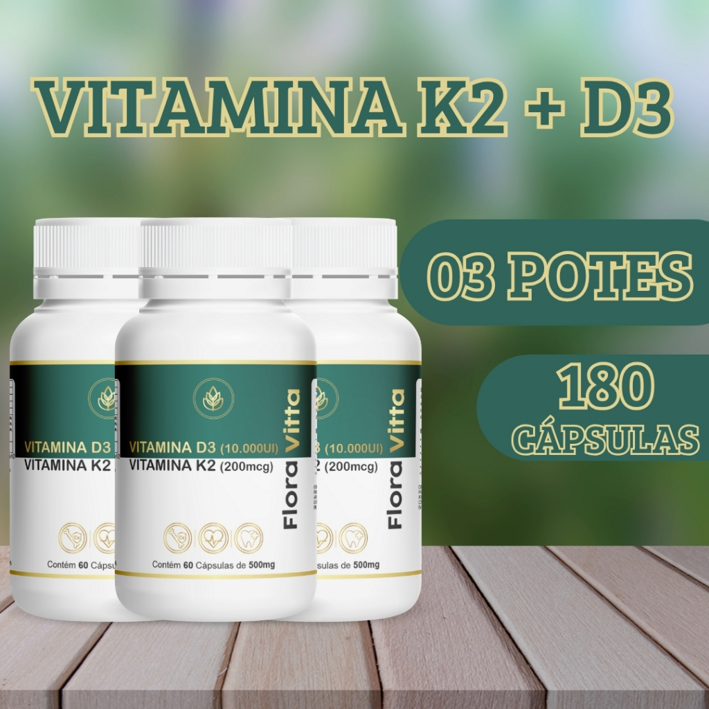 Vitamina K2 (Menaquinona) Vitamina D3 (Colecalcife