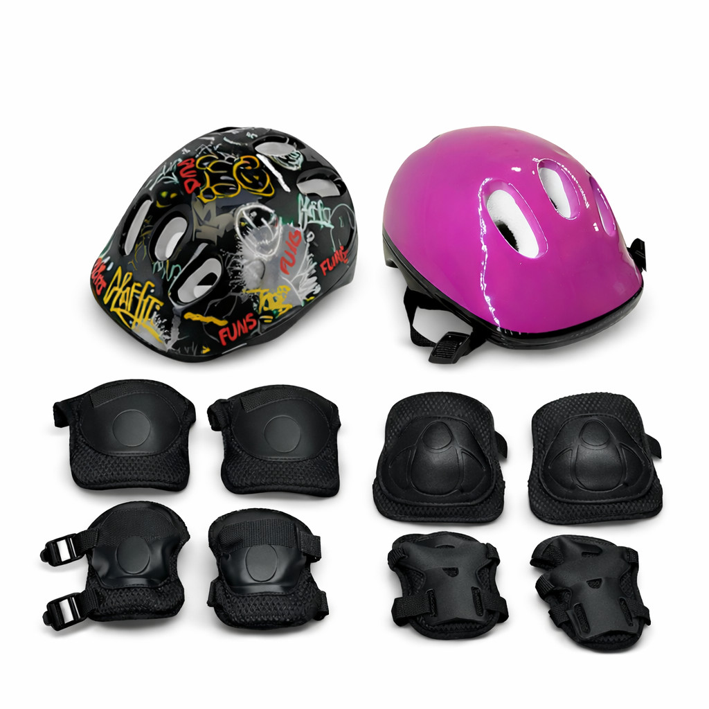Kit Infantil 7 Peças de Proteção  Capacete, Joe