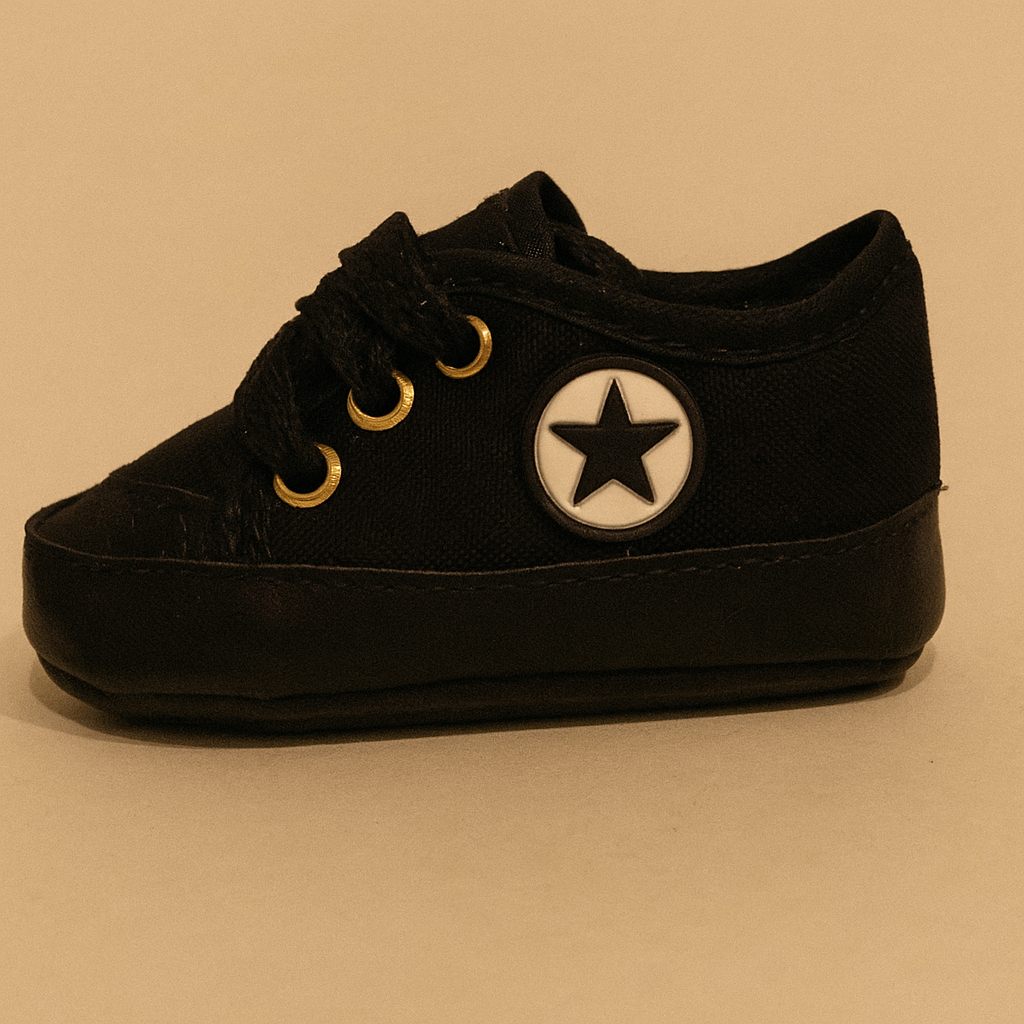 Tênis Starzinho Com Aplique Estrelinha Cadarço C