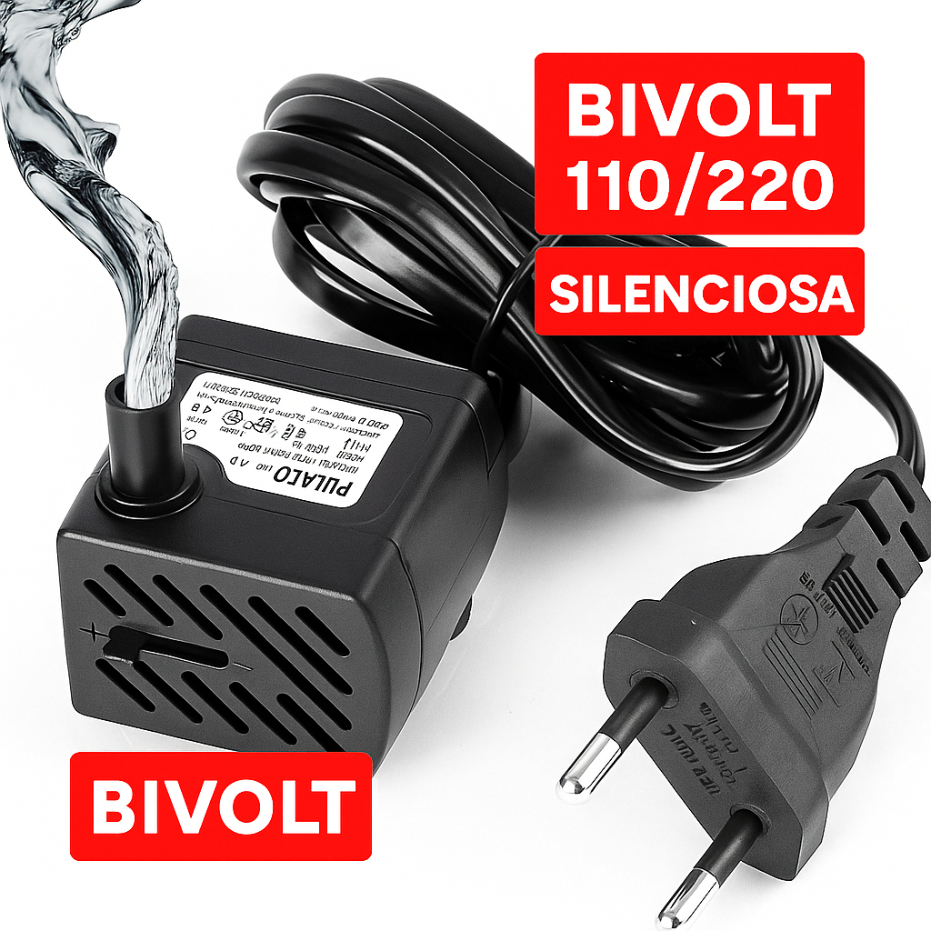 Bomba Submersa Bivolt Silenciosa – Ideal par